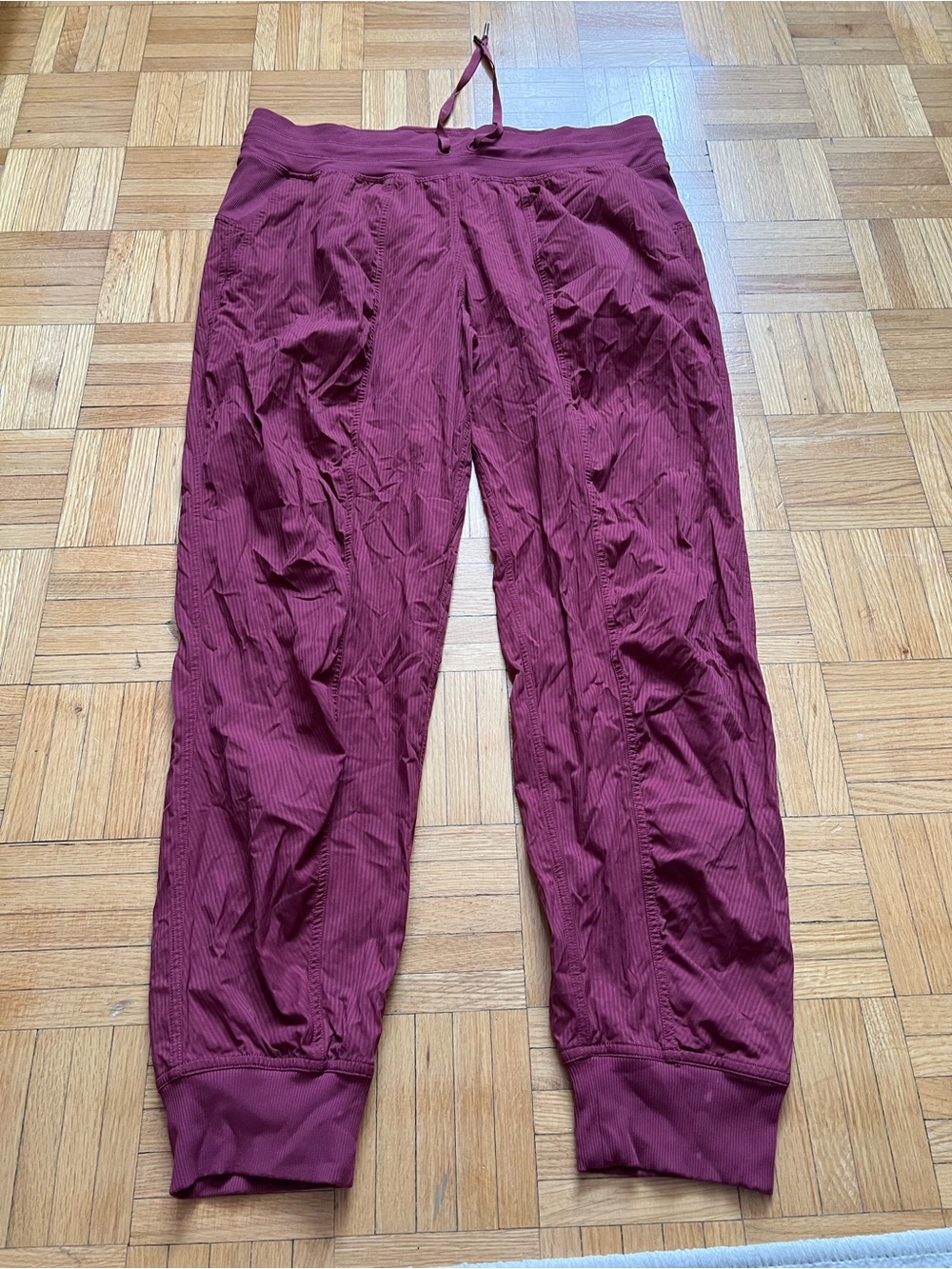 lululemon athletica Dusty Rose Maroon Jogger Pants